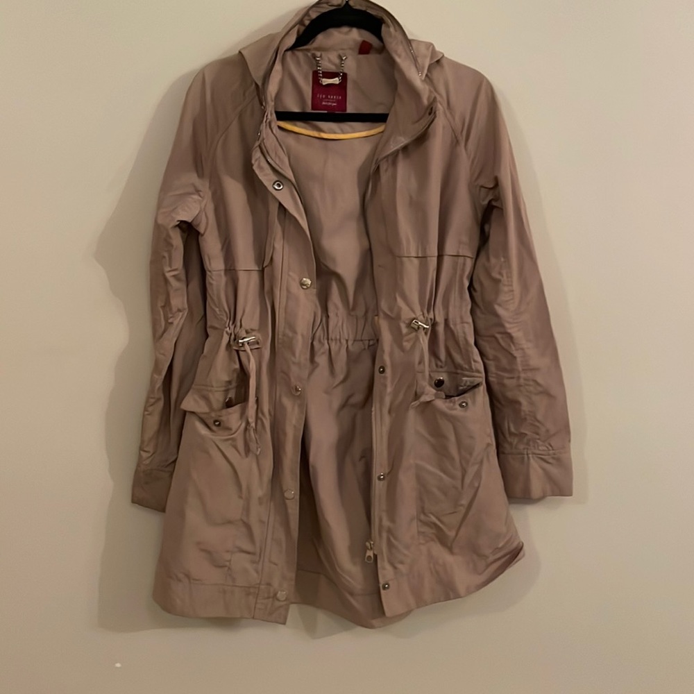 Purchased in Harrod’s London. Thin Ted Baker rain coat